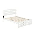 thumbnail image 2 of AFI Oxford 14" Full Wood Platform Bed Frame with Headboard and Footboard, White, 2 of 6