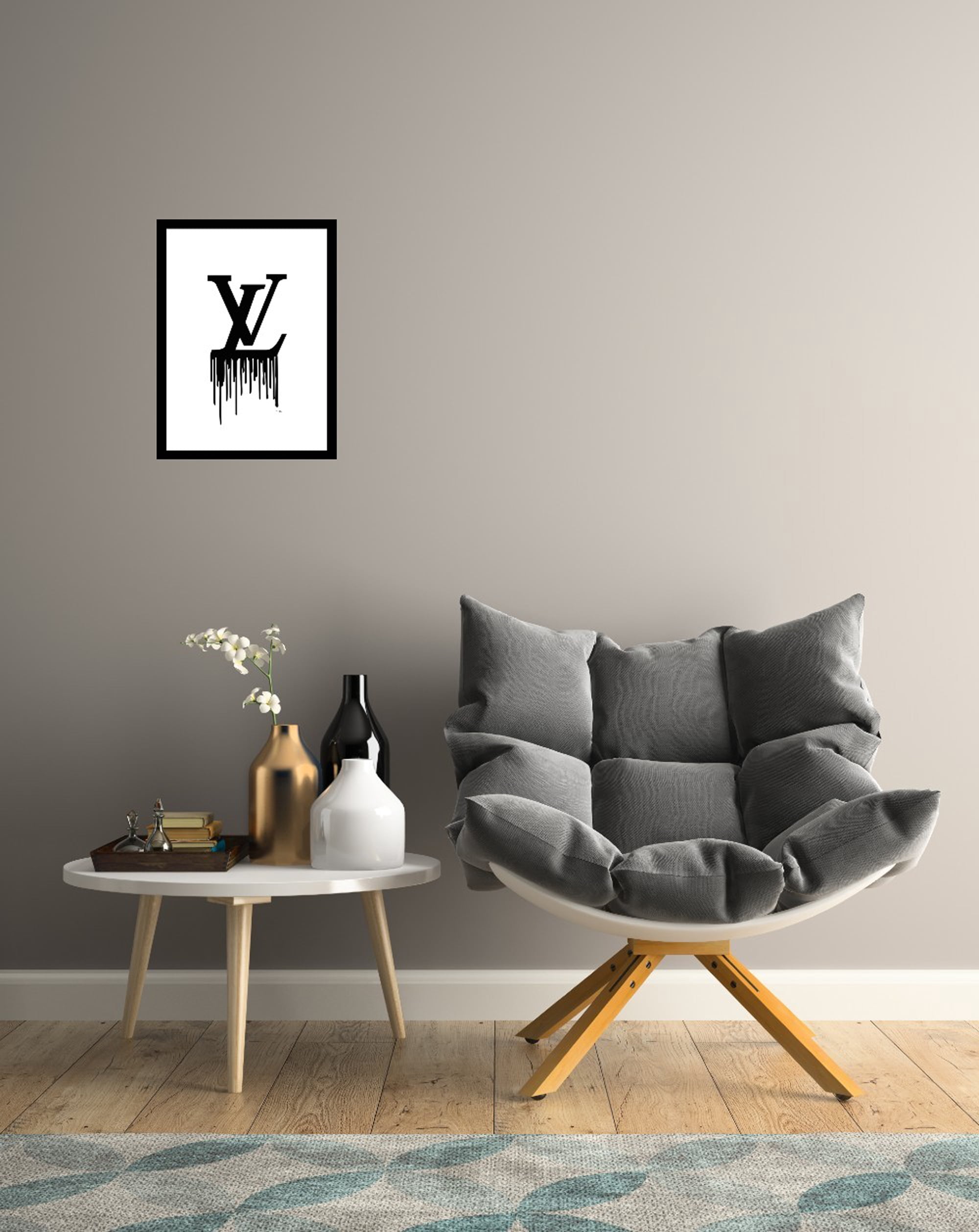 Venice Beach Collection's Fashion Drip Logo 14x18 Framed Print