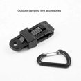 thumbnail image 3 of ABS Tente Clip Portable Coupe-Vent Réglable Camping Randonnée Camping Randonnée Pique-Nique Barbecue Auvent Fixation Fixation Fixation Serre-Câble, 3 of 9