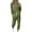 Army Green, variant on Scyoekwg Womens 2 Piece Outfits Sweatsuit Crewneck Long Sleeve Tops Elastic Waist Jogger Pants Workout Outfits Fall Outfits Solid Color Casual Fashion Loose Sweatsuits (Yellow,L)
