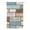 Blue, Brown, variant on Sheer Curtains 63 Inch Length, Pink Brown Vintage Semi Sheer Curtains Light Filtering Window Treatment, Retro Farmhouse Elegant Pastoral Privacy Voile Drapes for Living Room Bedroom 52x63 Inch