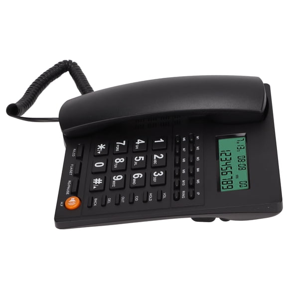 Teléfono de oficina, teléfono con cable Teléfono manos libres con cable Teléfono de escritorio diseñado para la perfección