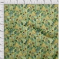 thumbnail image 4 of oneOone Cotton Jersey Yellow Fabric Abstract Floral Sewing Craft Projects Fabric Prints By Yard 58 Inch Wide, 4 of 5