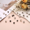 thumbnail image 4 of 10 Conjuntos de Botones de Broche, Botones de 11.5 mm Sin Coser, Broches Desmontables para Ropa, Sombreros, Abrigos (Negro), 4 of 7