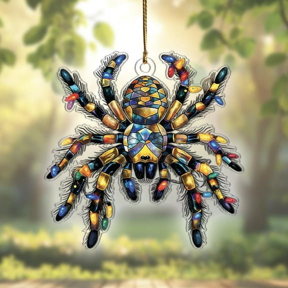 Tarantula Acrylic Suncatcher Window Hanging, Tarantula Ornaments, Tarantula Decor, Tarantula Gifts For Women Men, Tarantula Christmas Gifts