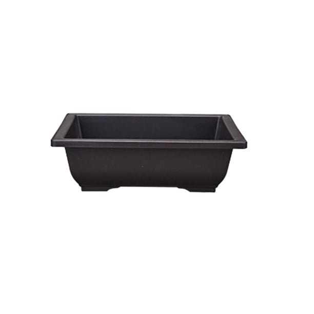 Cateissary Maceta de bonsái innovadora y ligera negra, para macetas de interior y exterior, macetas de balcón Jardín y Patio Cuenca 8 16.5*12*6cm