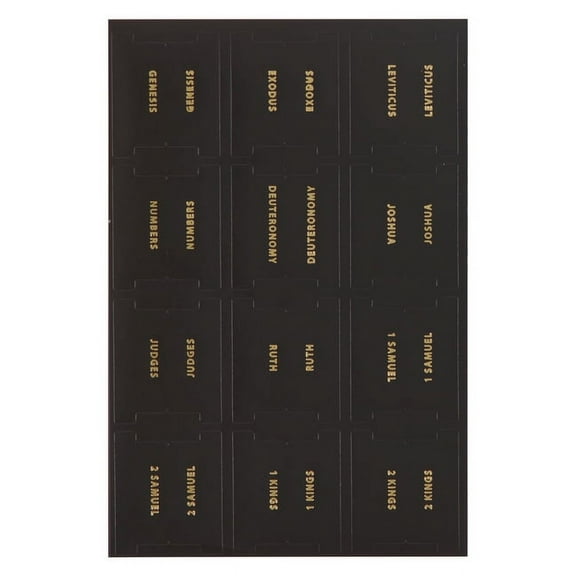 Christian Art Gifts Colorable Bible Indexing Tabs for Women, Men & Children: Self Adhesive Pre-Cut Tabs W/ Matte Fin, (Hardcover)