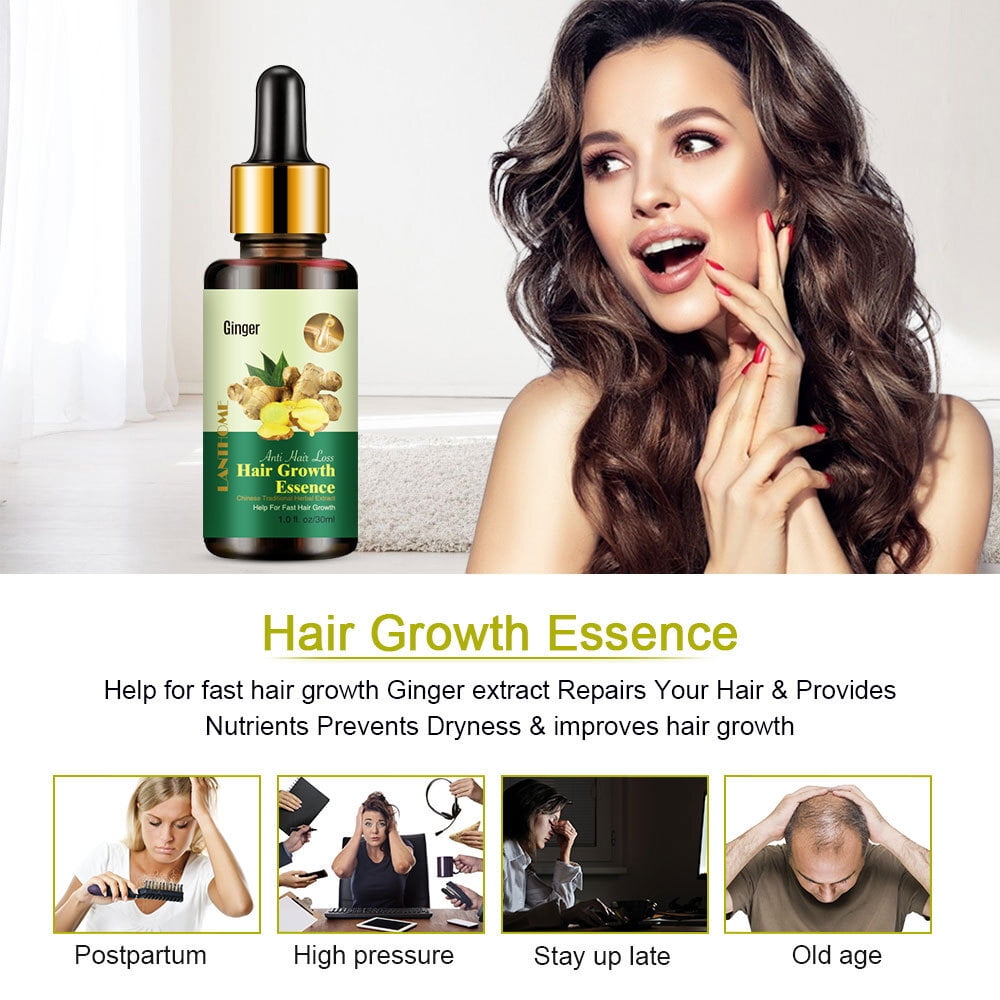 Buy Hair Growth Drops Rosemary Oil, Peptides & Minoxidil Hair Loss & Regrowth Serum Treatment