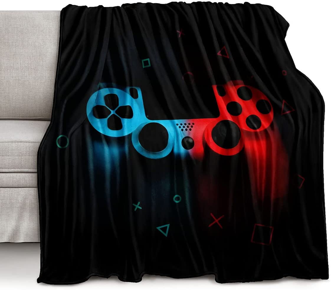Bedding Gaming Throw Blanket Super Soft Gamer Gift for Couch Sofa for
