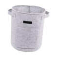 thumbnail image 4 of Bolsa de cultivo de patatas transpirable y ventana de cosecha con asa Bolsa de cultivo de jardín para Gris claro, 4 of 9