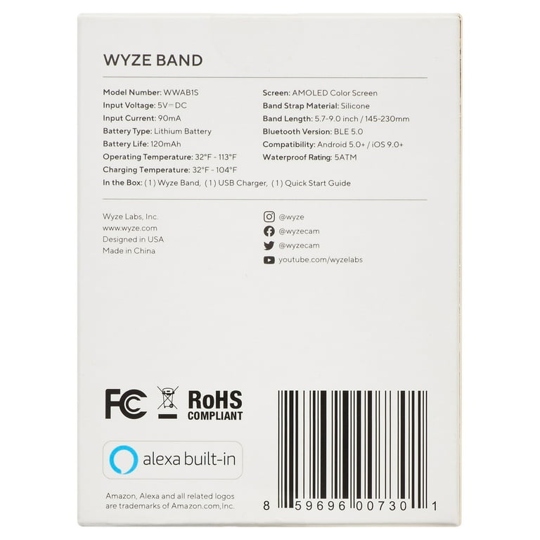 Wyze fitness 2025 band