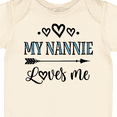 thumbnail image 4 of Inktastic My Nannie Loves Me Granddaughter Boys or Girls Baby Bodysuit, 4 of 5