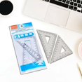 thumbnail image 7 of Clear Plastic Ruler,Plastic Ruler,45 Degree Ruler,90 Degree Triangle,Transparent Drafting Ruler,2 Pcs Triangular Ruler For Mathematics And Drafting Transparent Plastic For Students,Blue, 7 of 7