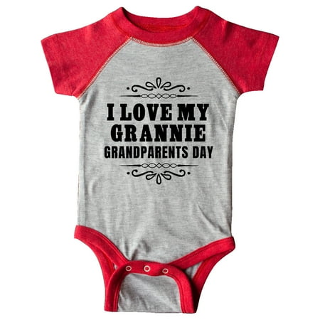 

Inktastic Grandparents Day I Love My Grannie Gift Baby Boy or Baby Girl Bodysuit