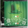 st pattys day shower curtain