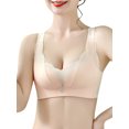 thumbnail image 1 of Women Bra Thin Padded No Underwire Soft Plus Size Bras, 1 of 8