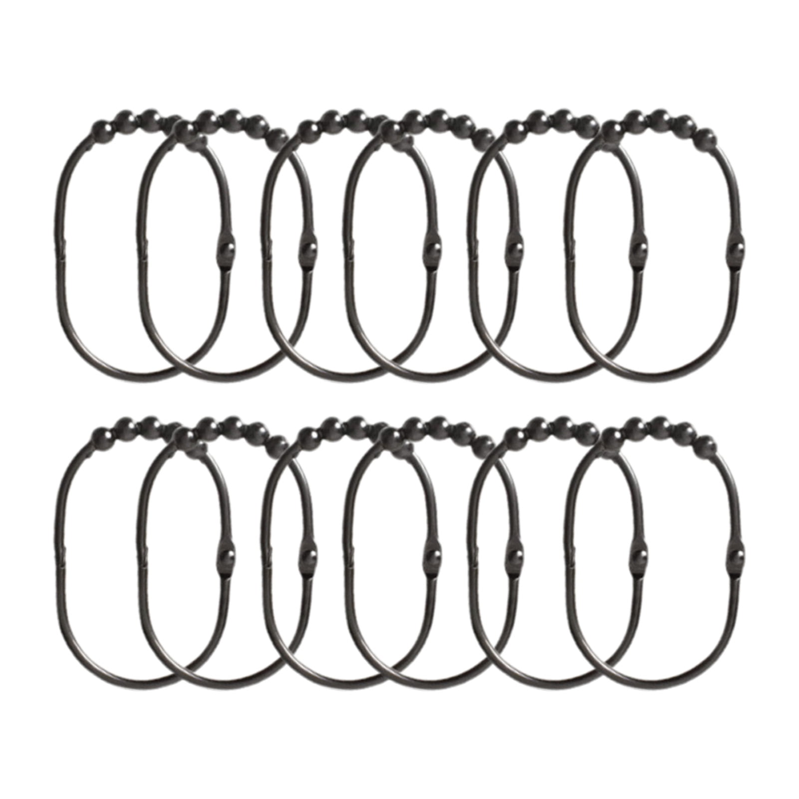 satin nickel shower curtain rings