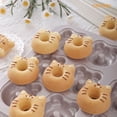 thumbnail image 6 of CHEFMADE Donut Mold Cake Pan, 12-Cavity Non-Stick Bear-Shaped Doughnut Bakeware for Oven Baking (Champagne Gold), 6 of 8