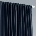 thumbnail image 2 of Navy Blue Extra Wide Blackout Room Darkening Curtain (1 Panel), Navy Blue, 100W X 120L, 2 of 6