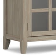 thumbnail image 5 of Simpli Home Acadian 62 inch Wide Solid Wood Transitional Wide Storage Cabinet in Distressed Grey, 5 of 12
