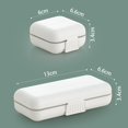 thumbnail image 4 of Contenedor organizador de 5/8 rejillas para tabletas, pastillero de viaje con anillo de sellado, contenedor organizador, estuche portátil para medicamentos, 4 of 4