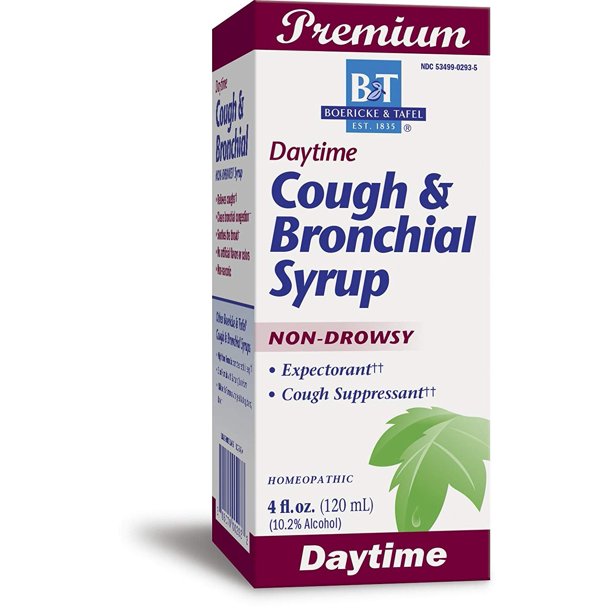 Boericke and Tafel Cough and Bronchitis Syrup 4 oz Homeopathic Cough