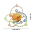 thumbnail image 6 of Luoshdecor Learning Educational Rattle & Sensory Teether Toys for Babies, Rattles 0-6 months Multicolour Soft Teething Tube for Boy Girl, 6 of 6
