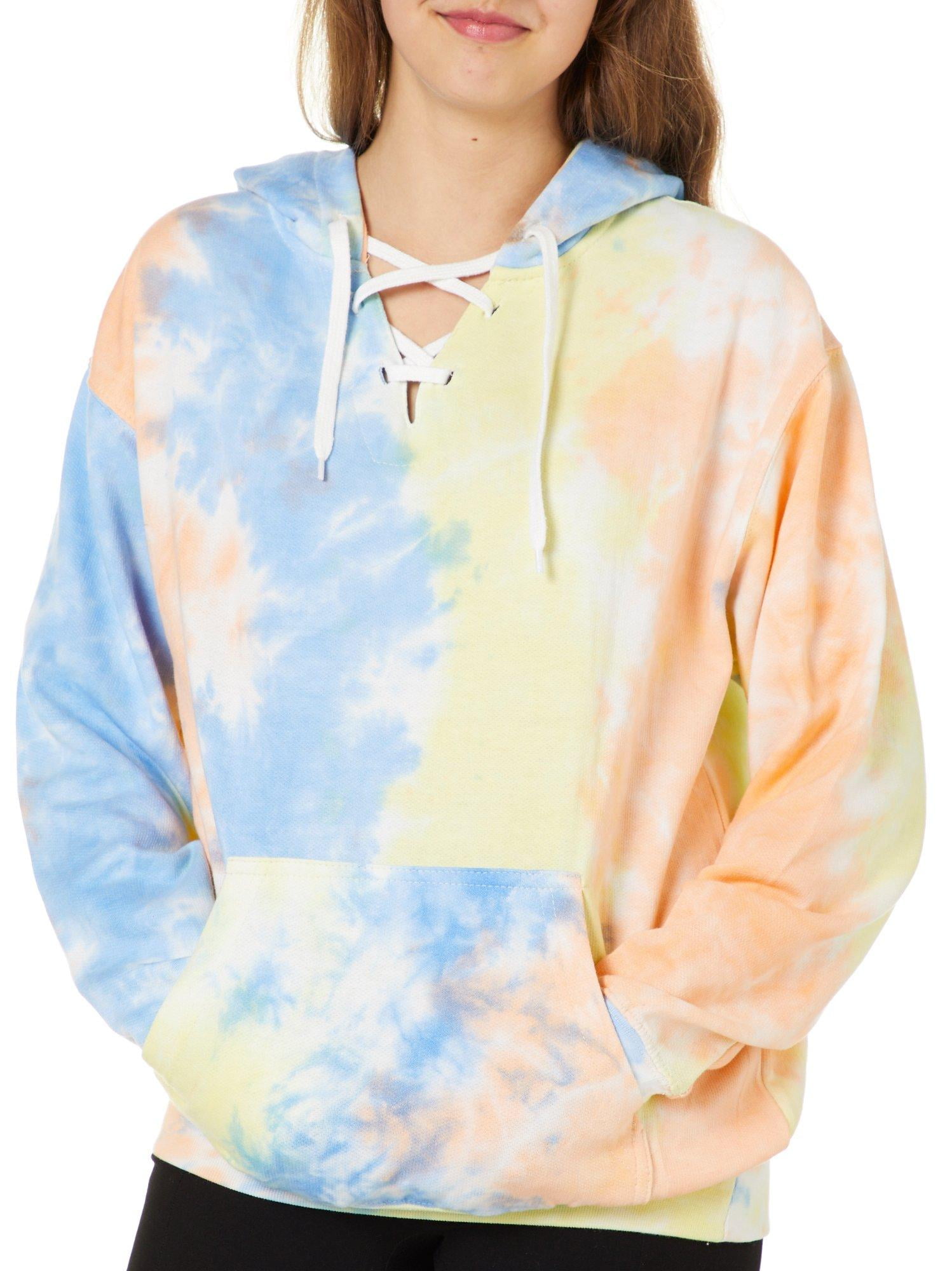 juniors tie dye sweatshirt