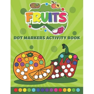 Dot Markers Activity Book: Vegetables: Dot Art Coloring Book, Easy