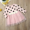 thumbnail image 3 of Automne Bébé Robe de Coton Polka Dot Princesse à Manches Longues Partie Tutu Robe, 3 of 5