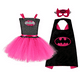 thumbnail image 5 of Vestido de tutú de verano para niñas con máscara, disfraz inspirado en superhéroes para bebés, disfraz de superhéroe para niños, vestido de maravilla para Navidad y Halloween, 5 of 5