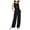 black, variant on Rachel Roy Womens Tie-Back Jumpsuit, Black, 0