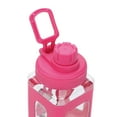 thumbnail image 7 of Disney Minnie Mouse Looking And Laughing 24 Oz Pink Square Plastic Water Bottle, 7 of 7