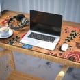 thumbnail image 3 of Long Mouse Pads for Desk,Pioneer Flower Floral Print Pattern Desk Mats on Top Of Desks, Desk Mouse Pad Extra Large with 3mm Non-Slip Base and Stitched Edge for Gaming,Office,Work,Home 35.4"x15.7", 3 of 6