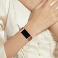 thumbnail image 7 of WFEAGL Charge 4 & Charge 3 & Charge 3 SE Band for Leather Band Brown/Rose Gold, 7 of 7