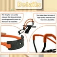 thumbnail image 6 of Clianle Black Alloy Hunting Slingshot with Adjustable Wrist Rest Length Catapult, 6 of 10