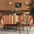 thumbnail image 3 of Boho Tablecloth for Rectangle Table Covers，Wrinkle Free Bohemian Style Design Table Cloth for for Dining Room, Tabletop Decoration, 60 x 102 Inch, 3 of 6