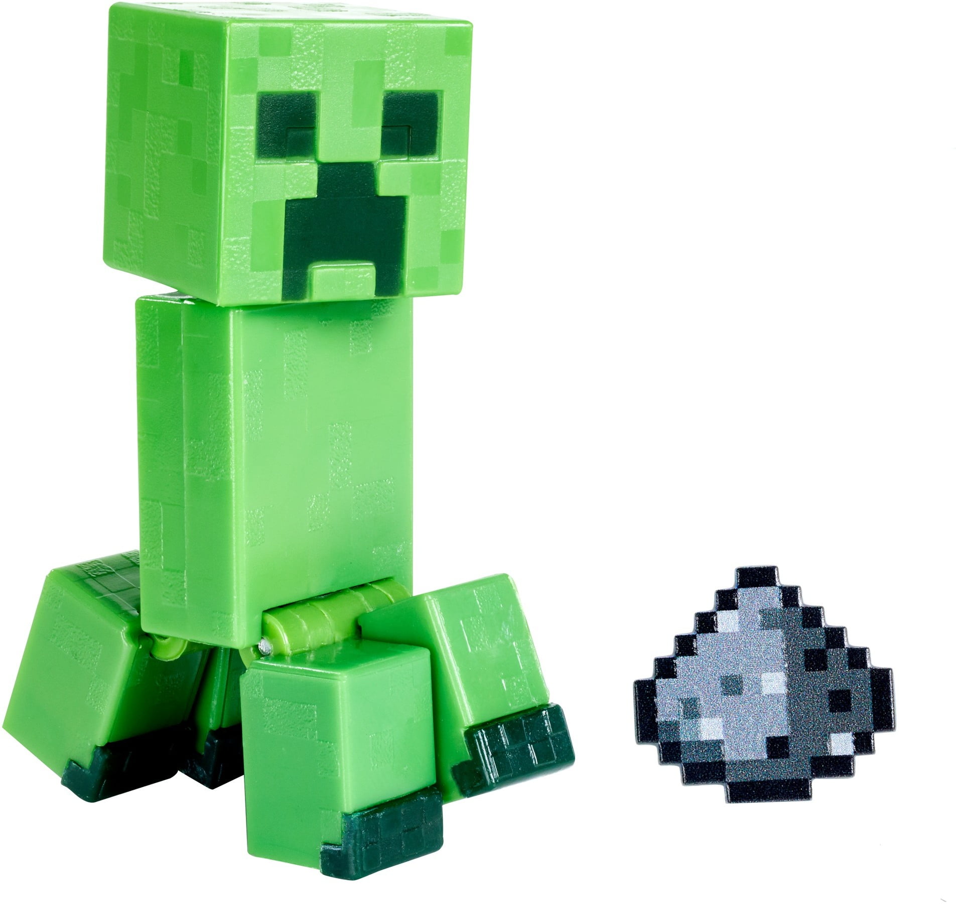 Minecraft Build a Portal Creeper and Damaged Creeper 2 pk - Action Figures  & Accessories, 3.25 in Scale Toy 