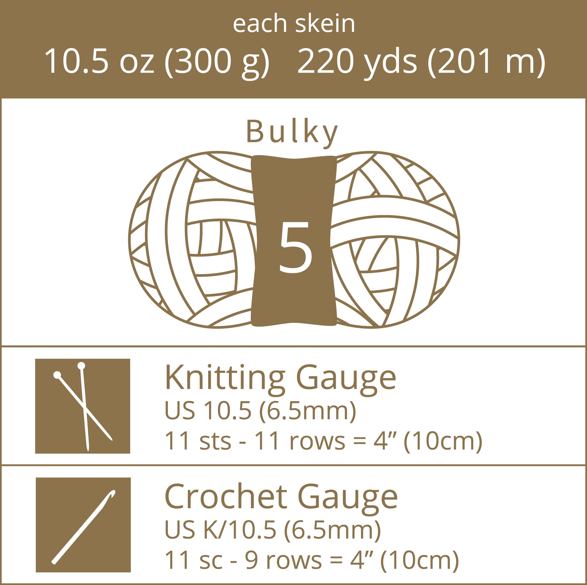 Crafted by Catherine Aqua Soft Twist Bulky Yarn, 220 yards, 10.5oz/300g (2 Pack)