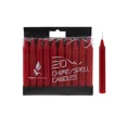 thumbnail image 2 of Mega Candles - Unscented 4" Chime / Spell Taper Candles - Red, Set Of 20, 2 of 3