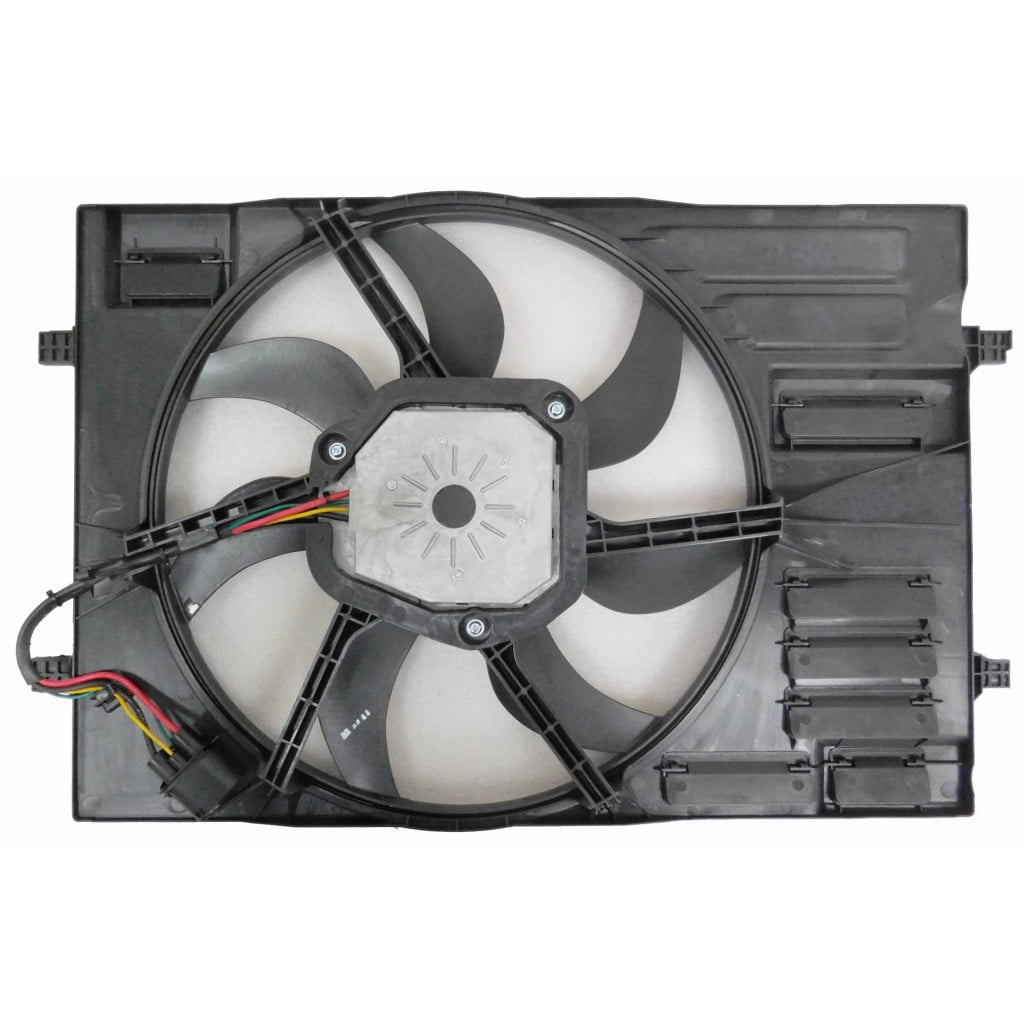 For Audi A3 / S3 Radiator Fan Assembly 2015 16 17 2018 1.8L / 2.0L Gas Engine Sedan w