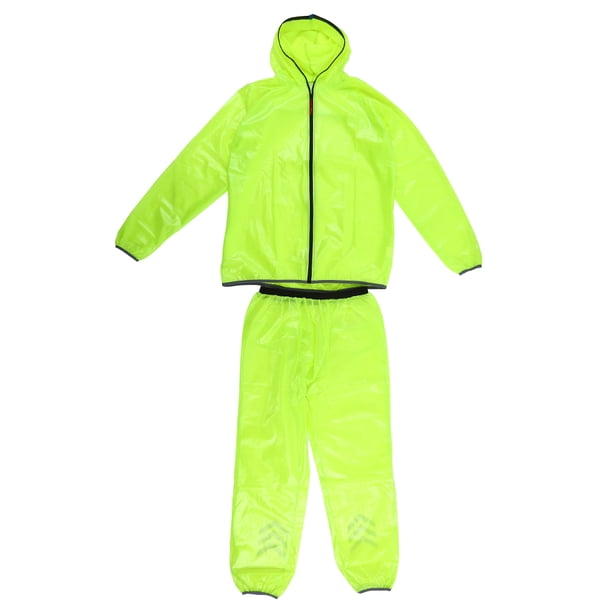 Chaqueta De Traje De Lluvia, Chaqueta De Lluvia Impermeable Unisex De Alta Visibilidad Y Pantalones De Lluvia Trajes De Lluvia Ligeros Para Hombres Y Mujeres