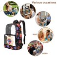 thumbnail image 4 of FKELYI 17 Inch Clear Backpack for Boys & Girls, Kids Backpack See Through Schoolbag Starry Lightning Basketball Print Spacious Bookbag Travel Bags for Elementary Student, 4 of 7