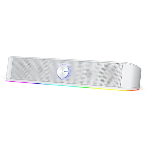 Barra de sonido de sobremesa Redragon GS560 RGB 2.0 Canal Blanca
