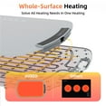 thumbnail image 4 of Auseo Electric Warming Tray - Full Surface Heating, 7 Temperature Settings, Rollable & Portable, Premium Silicone Nano-Material, Auto Shut-off - for Gatherings, Parties, Everyday Use, Grey, 4 of 9