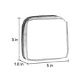 thumbnail image 3 of MAWCLOS Sac Menstruel pour Filles Protège-Dessous Serviettes Hygiéniques Sacs de Rangement Tampons Sac à Main Femmes Serviettes Réutilisables Serviette Sanitaire Rose, 3 of 3