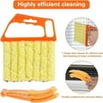 thumbnail image 4 of 4pcs Window Venetian Blind Cleaner Duster Tool,Blind Duster for Cleaning,Microfiber 7Finger Duster Brush Dusting Cleaner Tool for Window Shutters Air Conditioner Vinyl Wood Blinds,with 4 Cloth Cover, 4 of 7