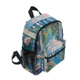 thumbnail image 2 of FORMRS School Backpack with Front Zippered Pocket 12" Student Travel Daypack, Blue Sea, 2 of 6