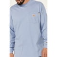 thumbnail image 3 of Carhartt Men's Fr Long Sleeve Pocket Work Shirt Med Blue XX-Large, 3 of 5