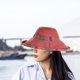 thumbnail image 5 of Gorra con visera protectora para el sol, sombrero de ala ancha para exteriores de moda para mujer Caramelo, 5 of 8